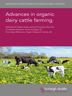 cover image of Advances in Organic Dairy Cattle Farming